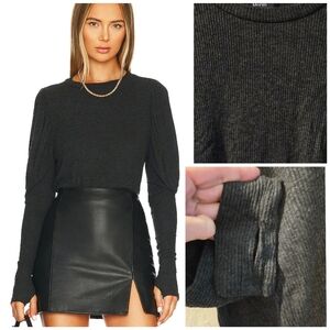 NWT Michael Lauren Olaf ribbed top